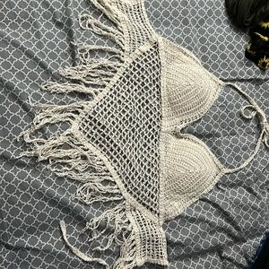 Sans Souci knitted shirt/crop